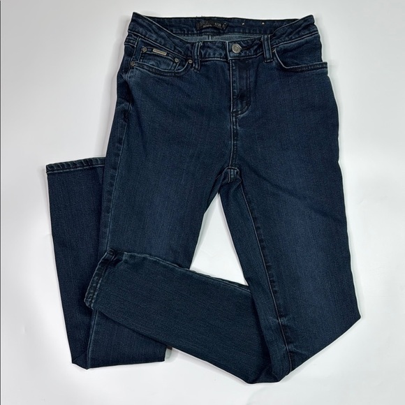 Prana Denim - Prana 1961821 Sienna Organic Cotton Dark Wash Denim Jeans Size 6/28
